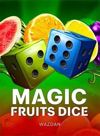 ภาพตัวอย่างเกมสล็อต Magic Fruits Dice จาก Wazdan ลายลูกเต๋าผลไม้